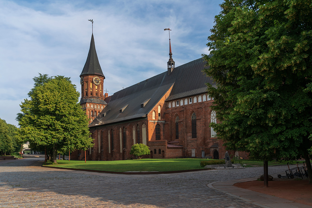 На острове Канта сохранился роскошный Кафедральный собор. Источник: Shutterstock