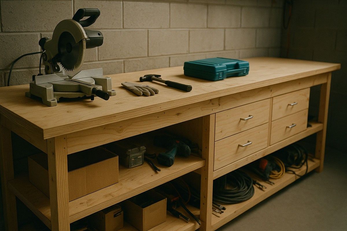 хранение инструмента в гараже