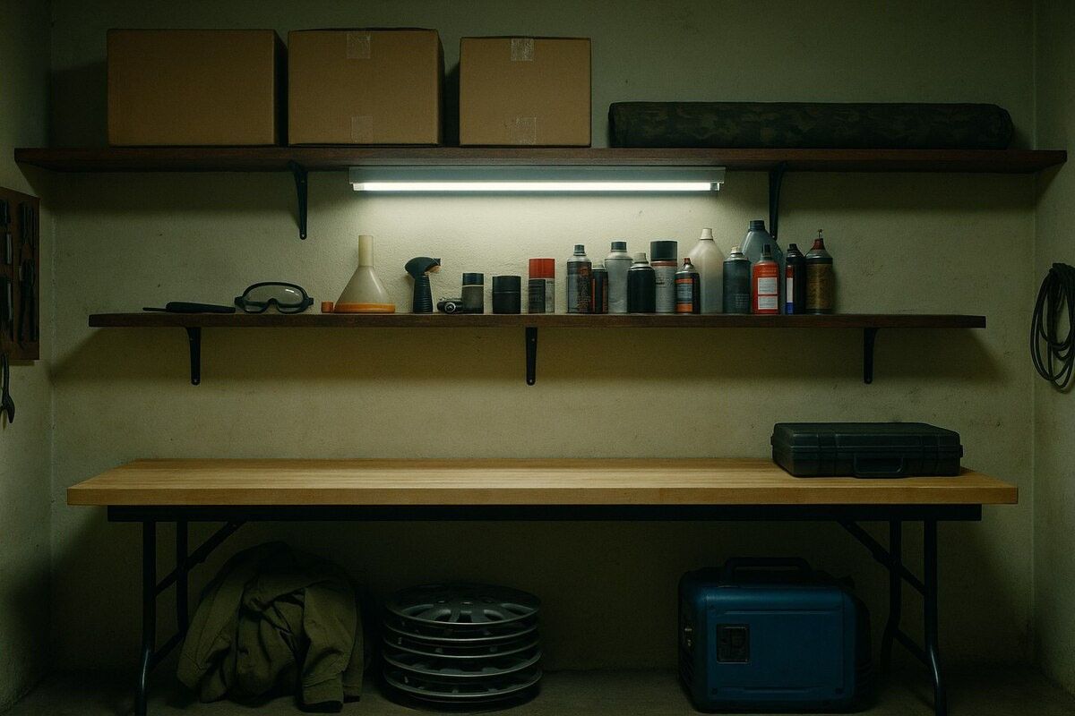 полки в гараже