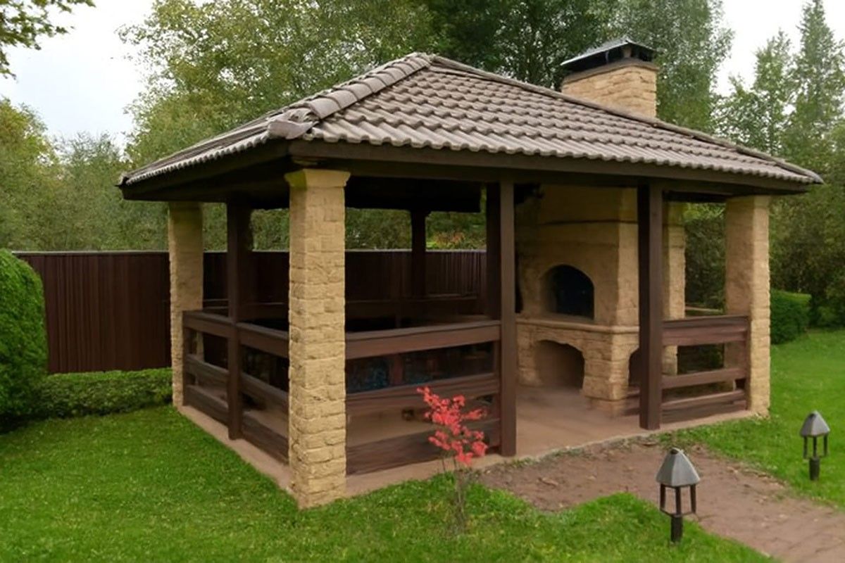 проект летней кухни