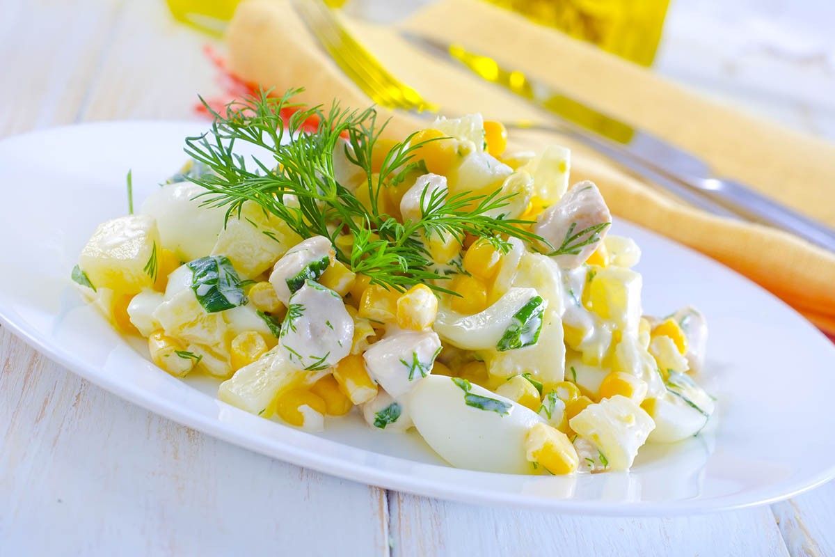 салат из куриной грудки простой