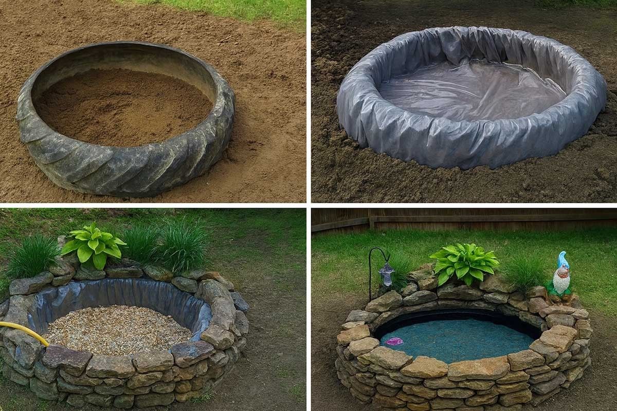 пруд на даче своими руками