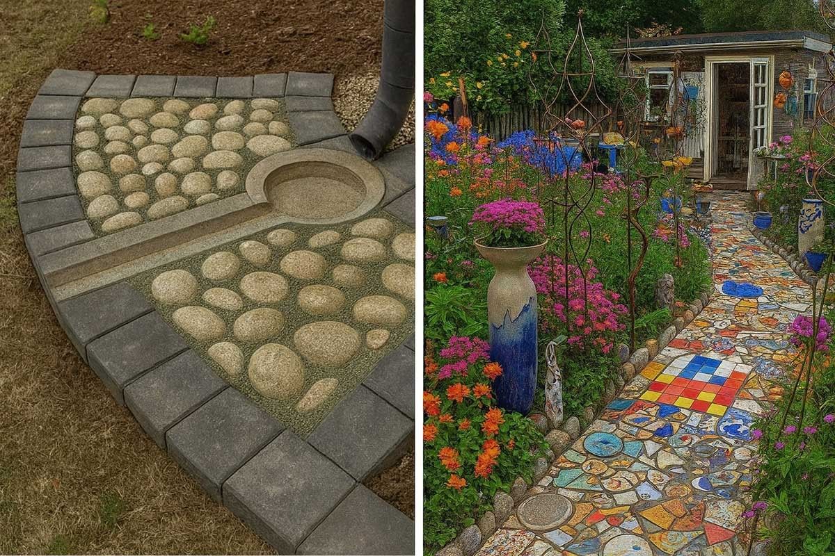 садовые дорожки своими руками