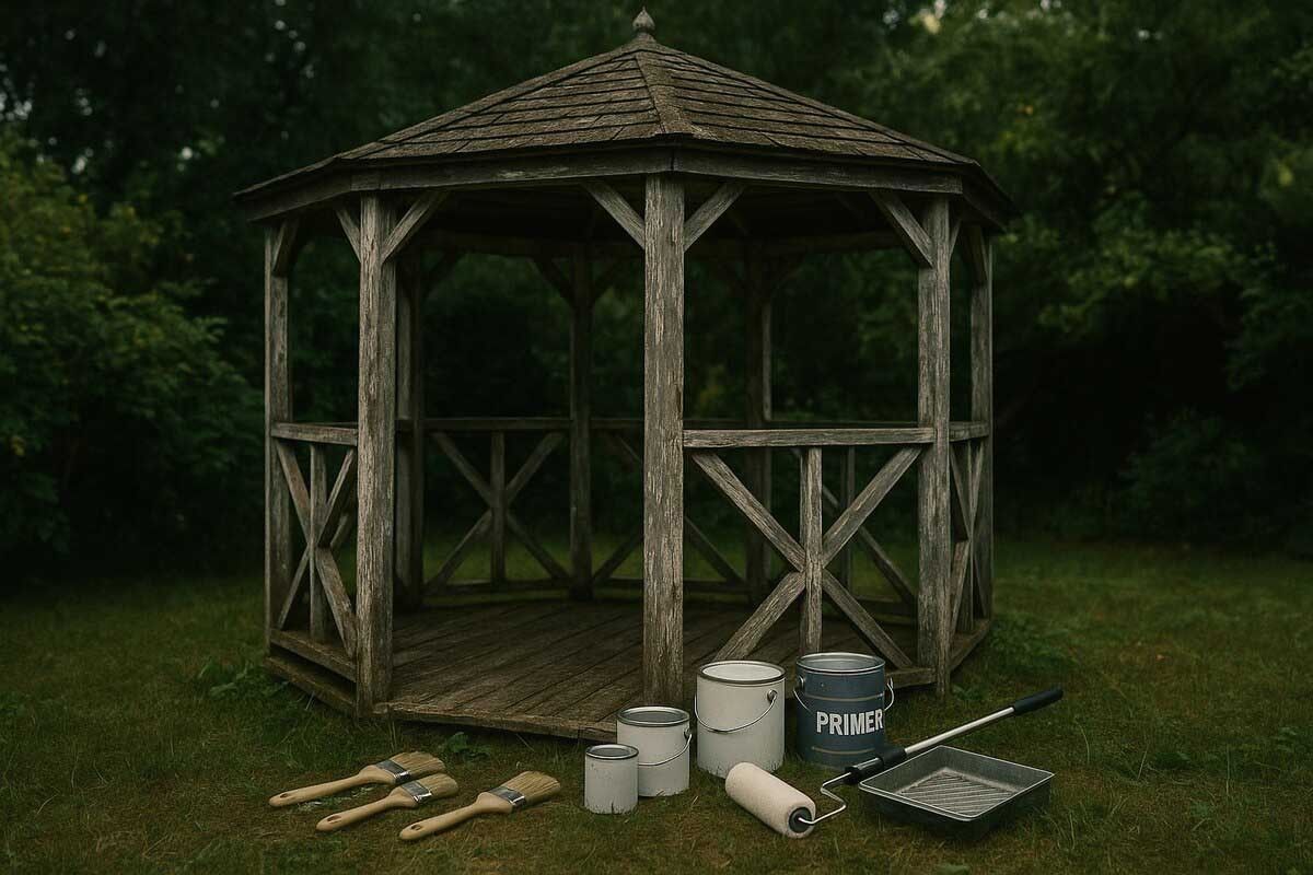 чем покрыть беседку