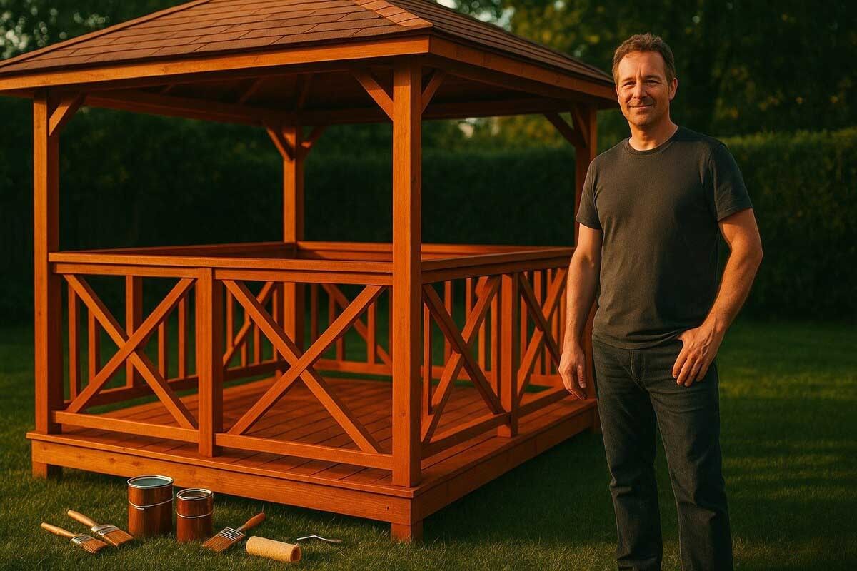 чем обработать беседку