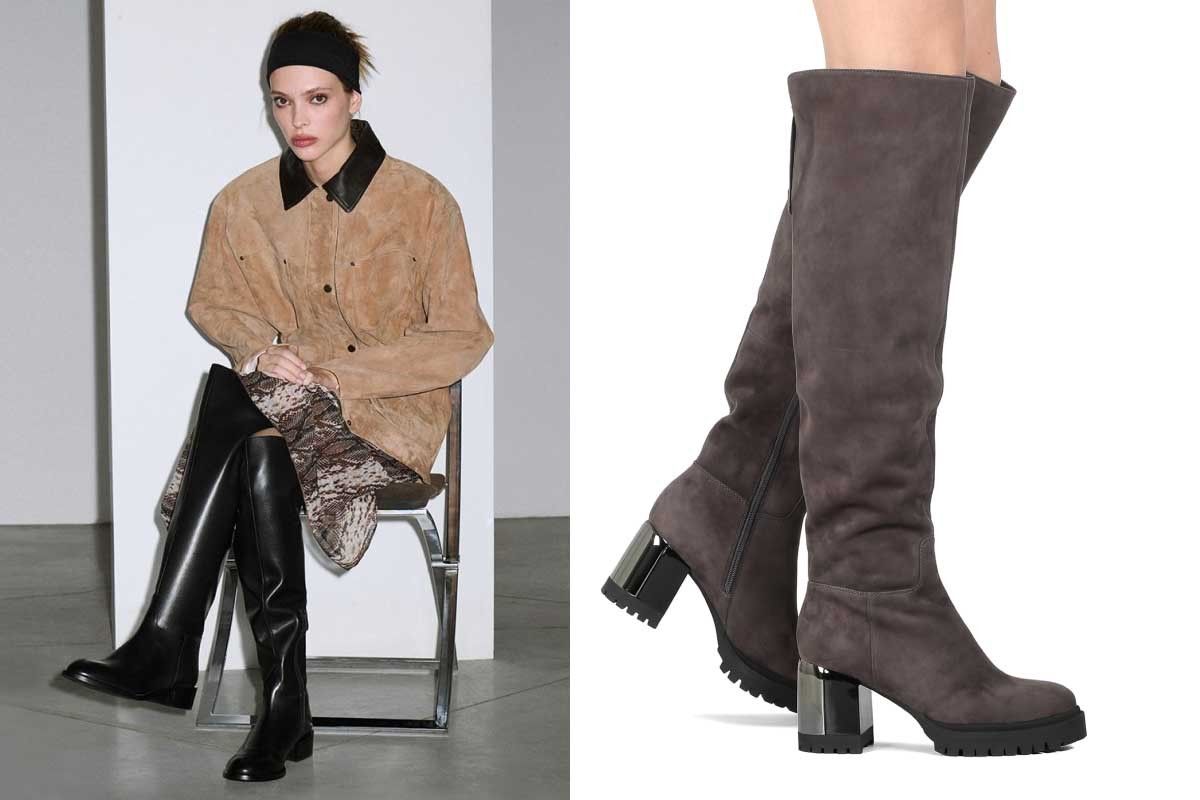 модные ботфорты