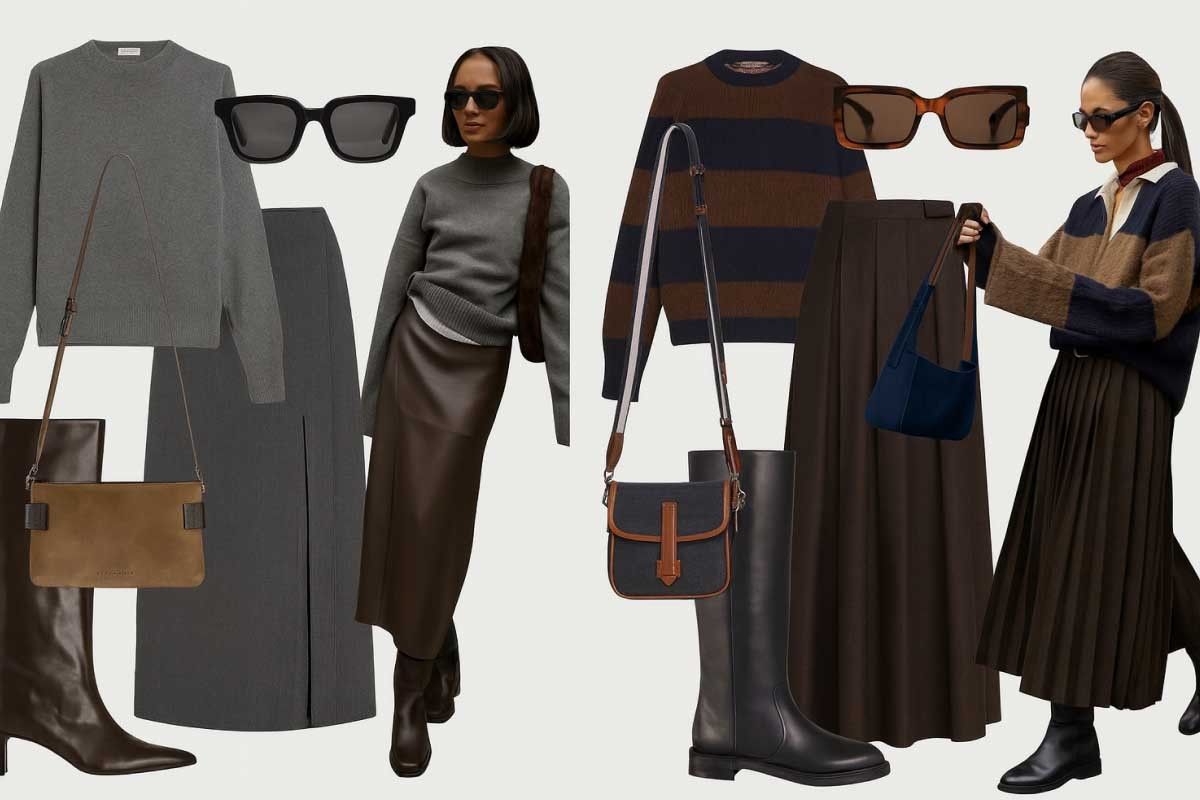 модные образы с сапогами