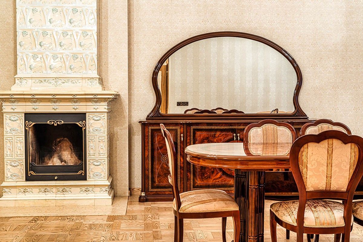 камин в доме