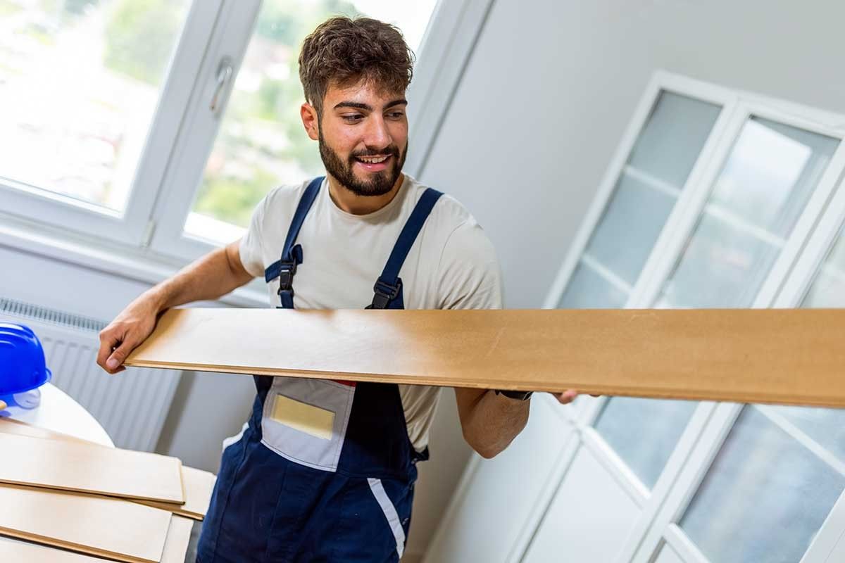 выравнивание пола под ламинат