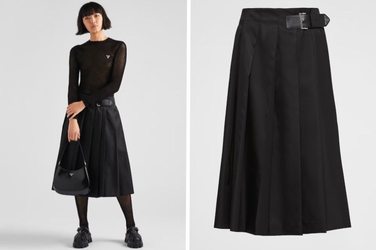 черная юбка миди