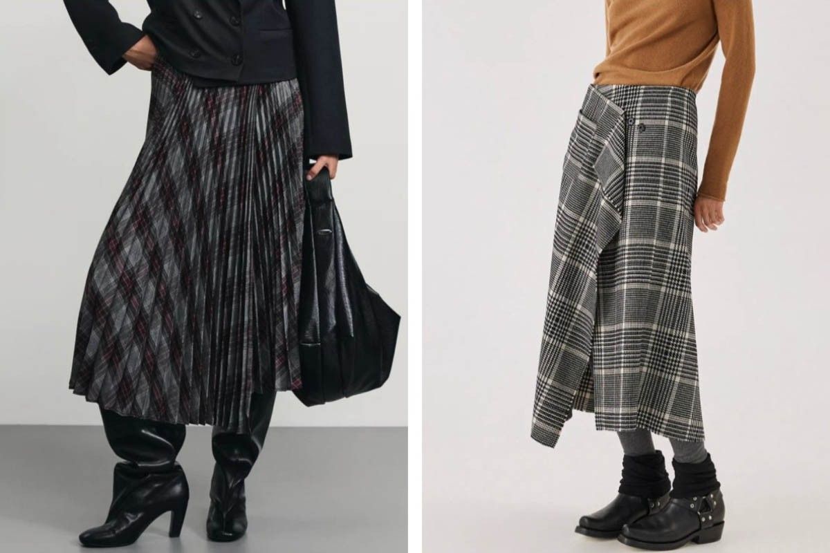 образы с юбкой миди