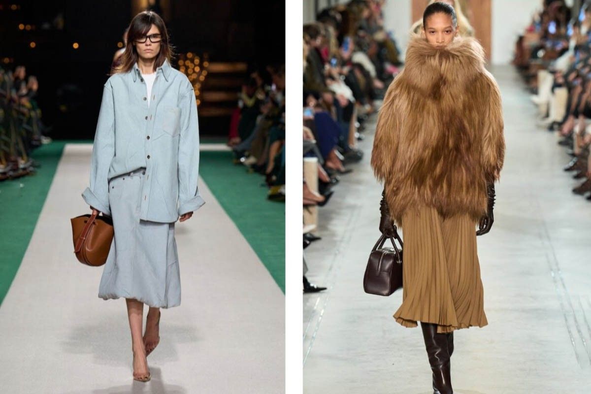 джинсовая юбка миди