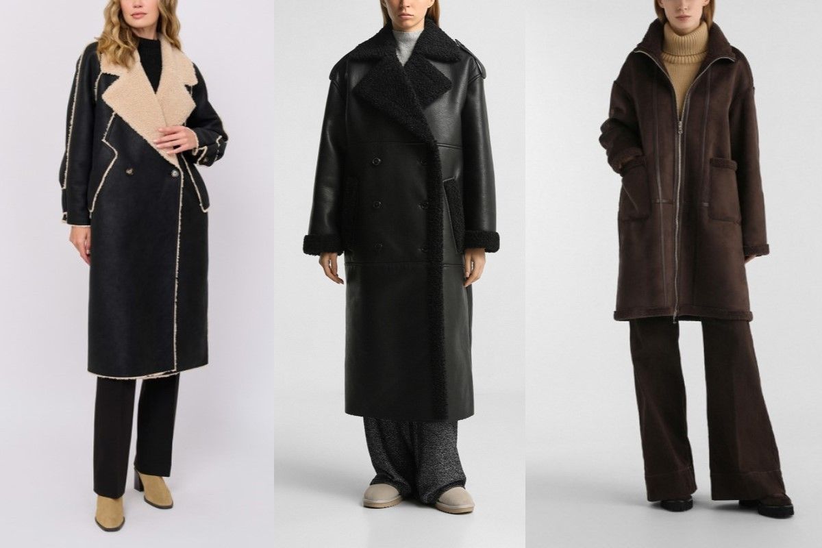 дубленка женская зимняя