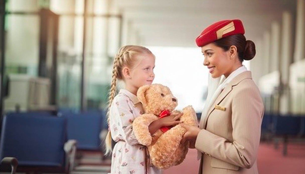 полет с ребенком в Emirates