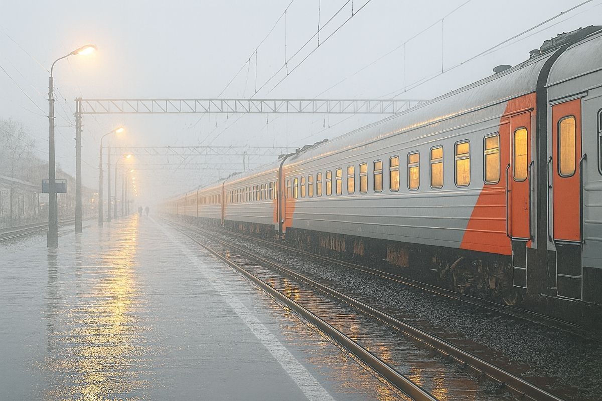 поезд у перрона
