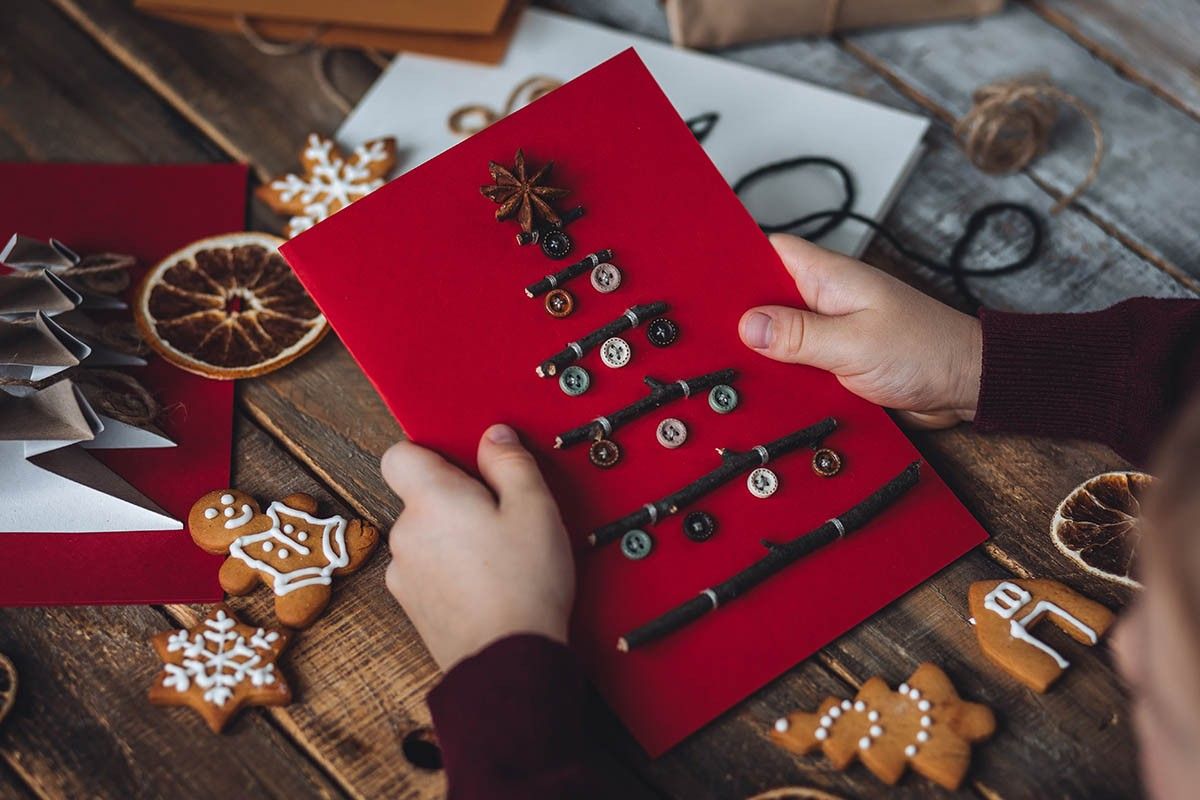 елка из веток