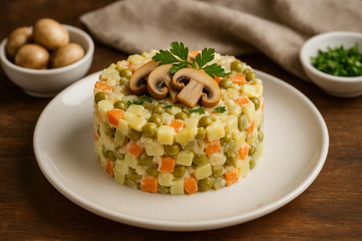 В Рождественский пост 2026 предлагаем вам приготовить постное оливье