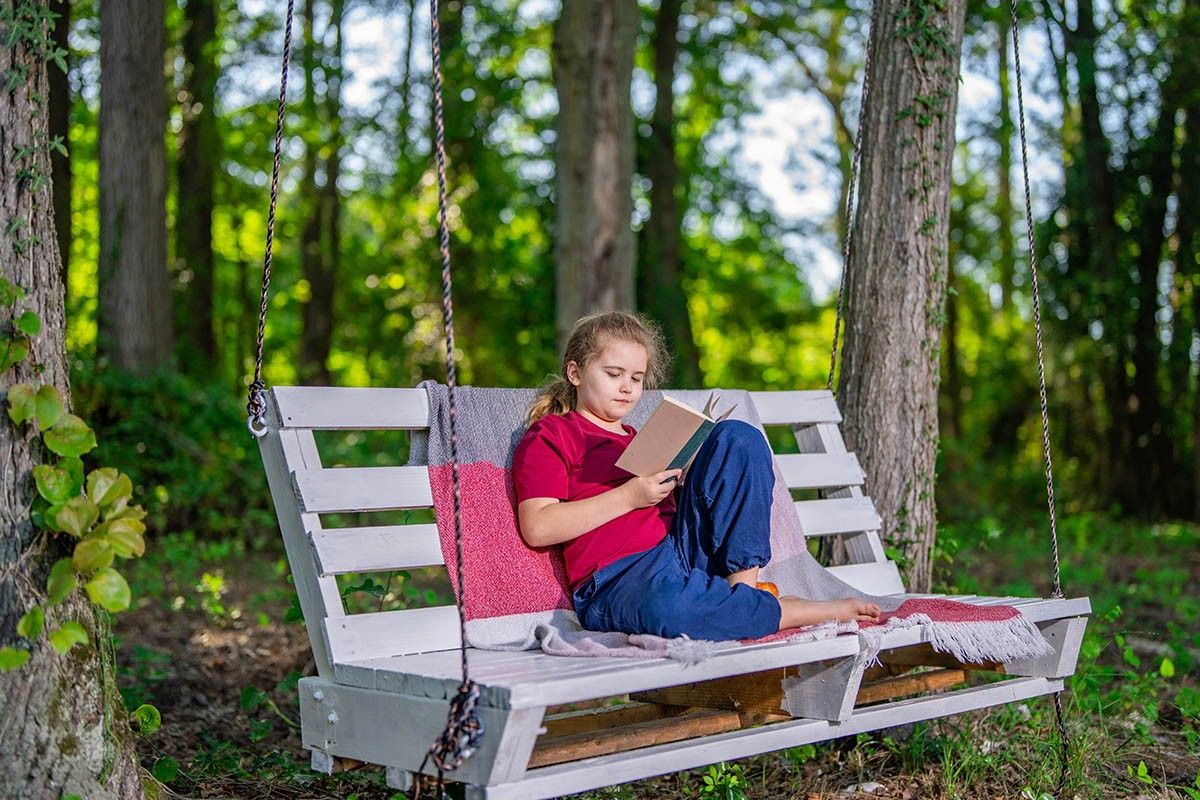 качели из профильной трубы своими руками