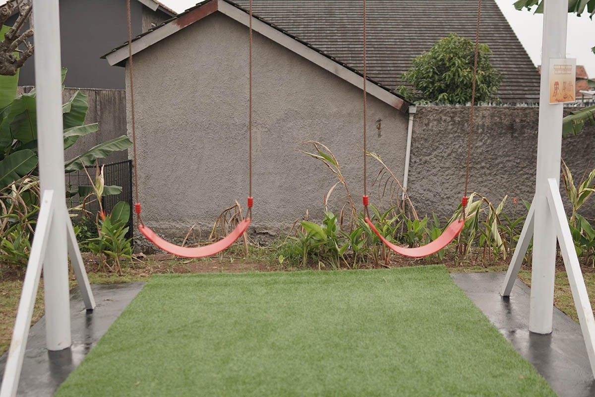 качели для дачи своими руками