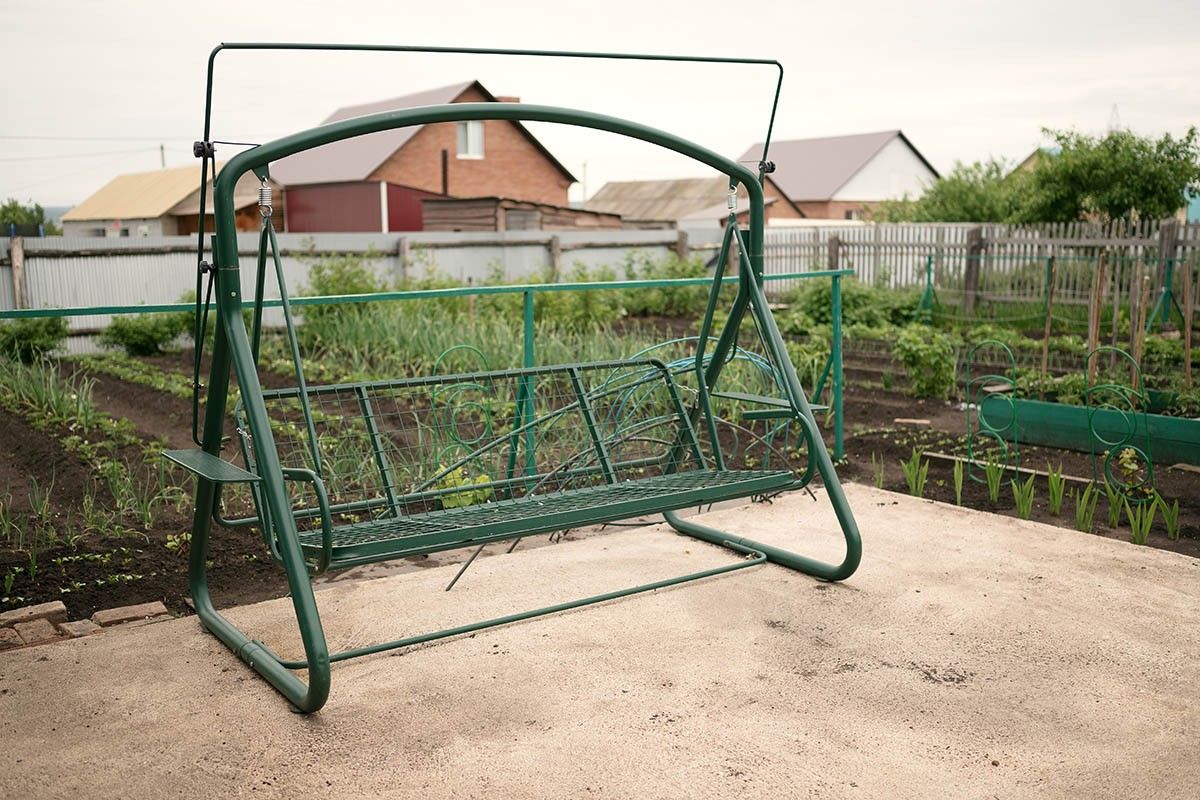 качели для дачи своими руками