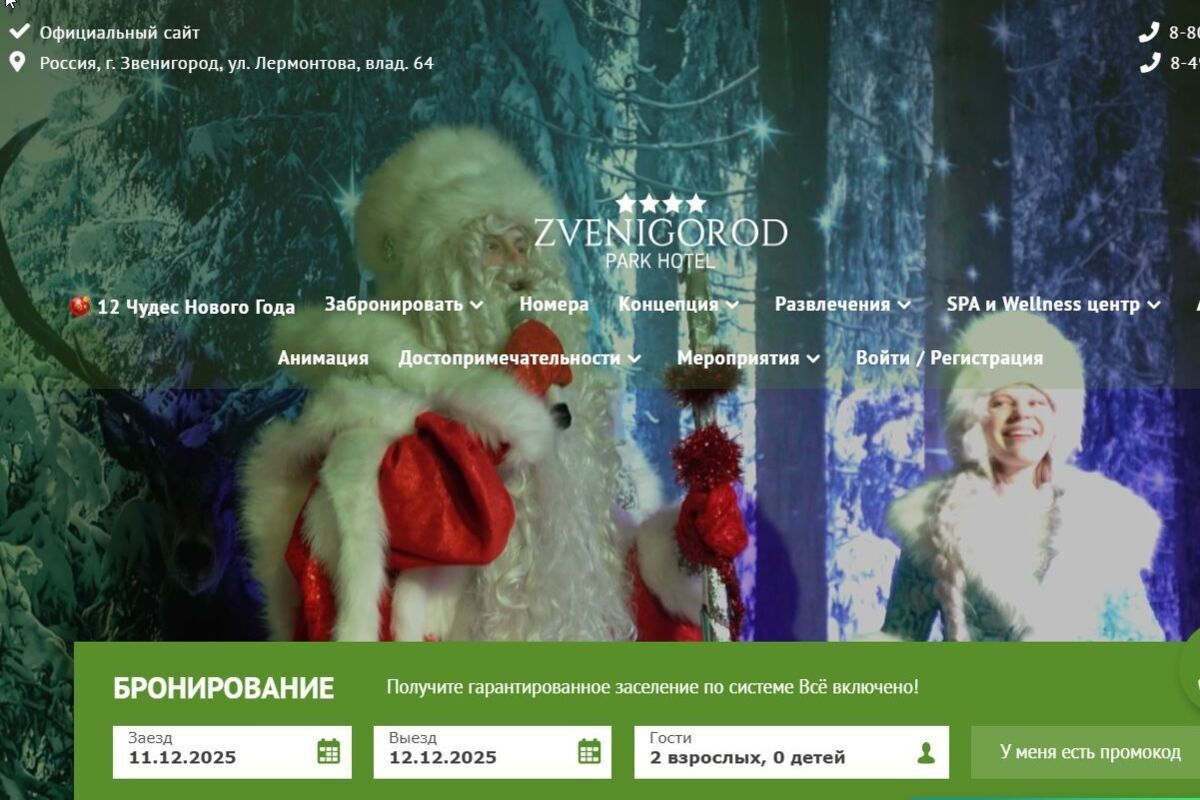 новый год с детьми в Подмосковье