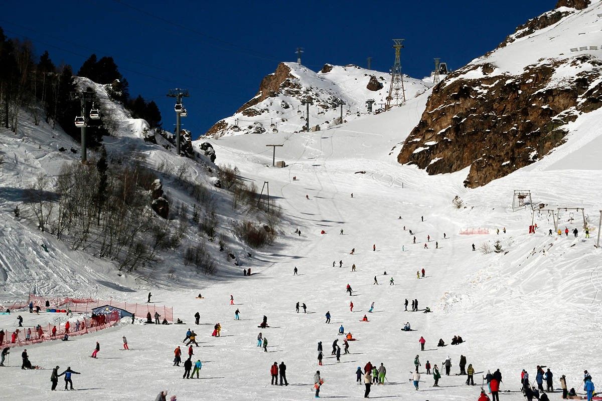 горнолыжные курорты россии в январе