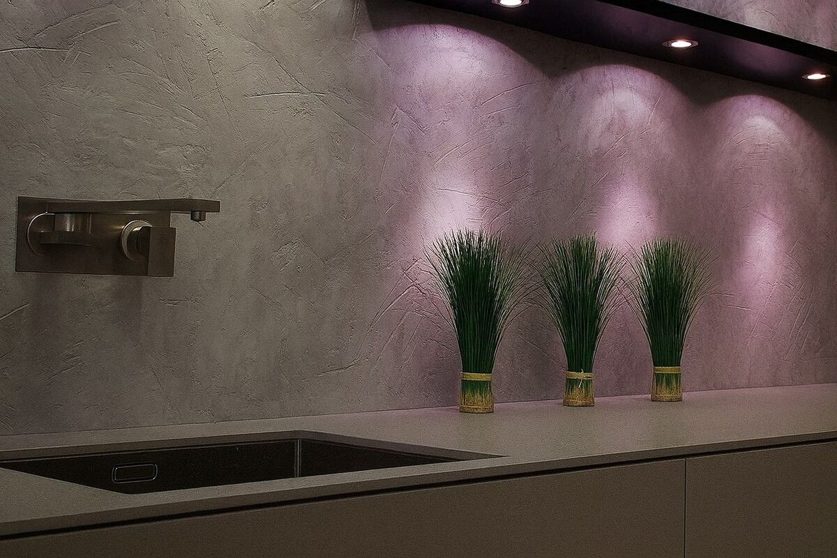 декоративная штукатурка на фартук кухни