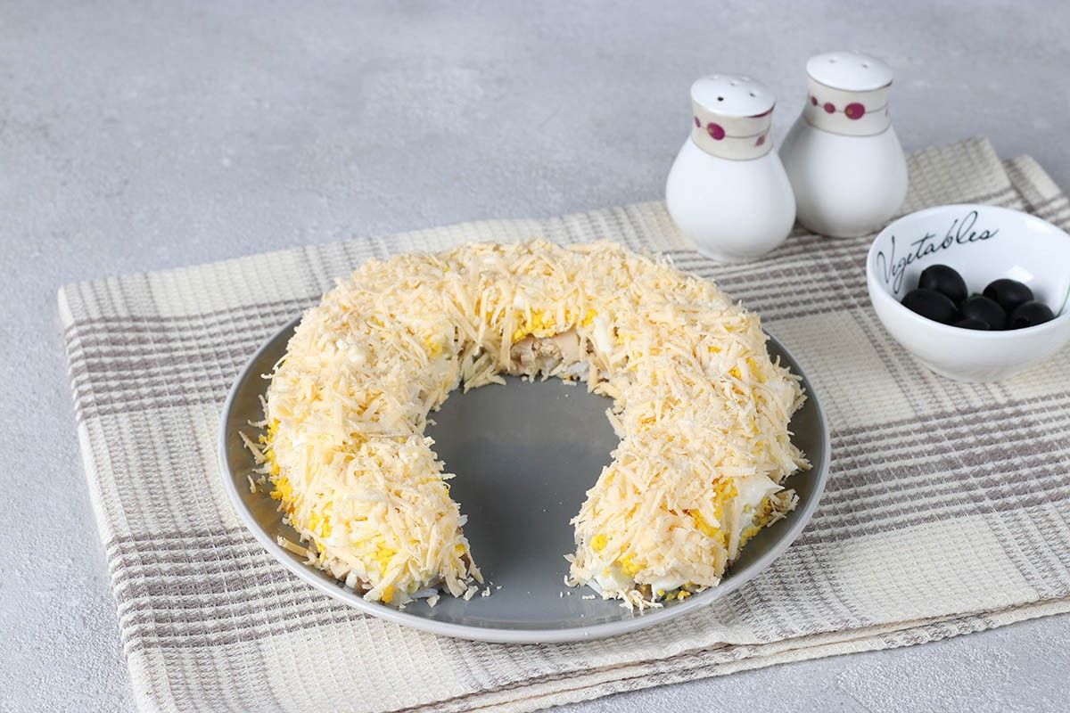 салат подкова на счастье