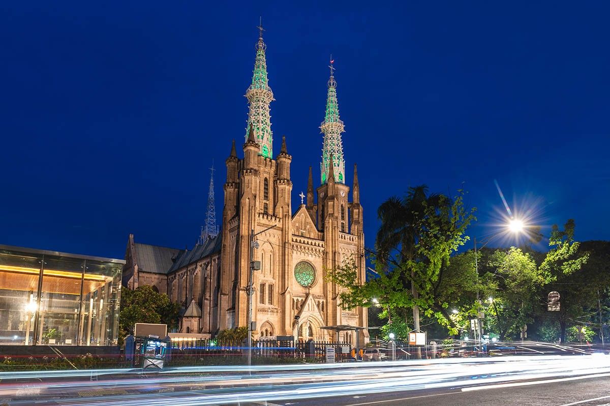 на карте индонезия