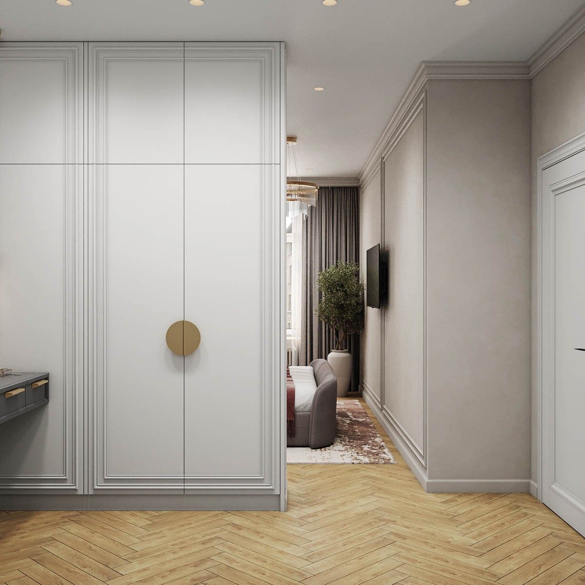 маленькая гардеробная своими руками