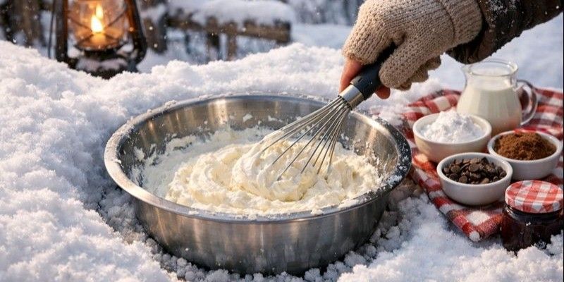 Мороженое в снегу — новый зимний тренд: как приготовить десерт