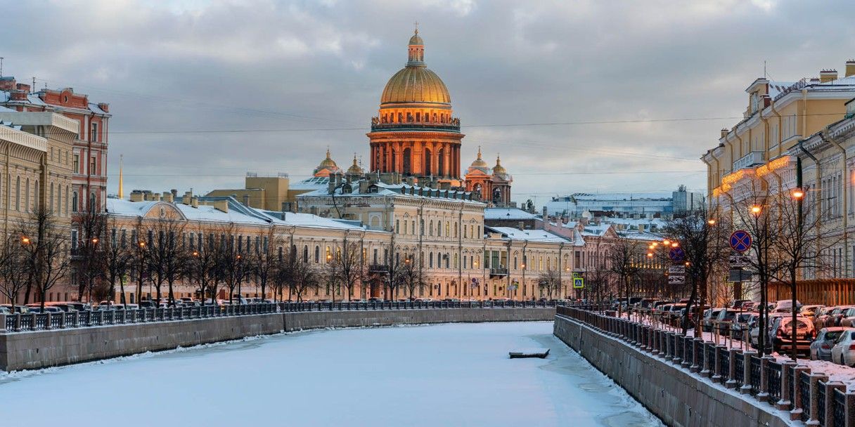 Мороз в Петербурге