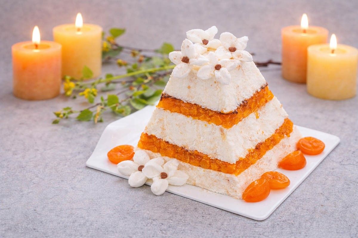 с курагой и сгущенкой