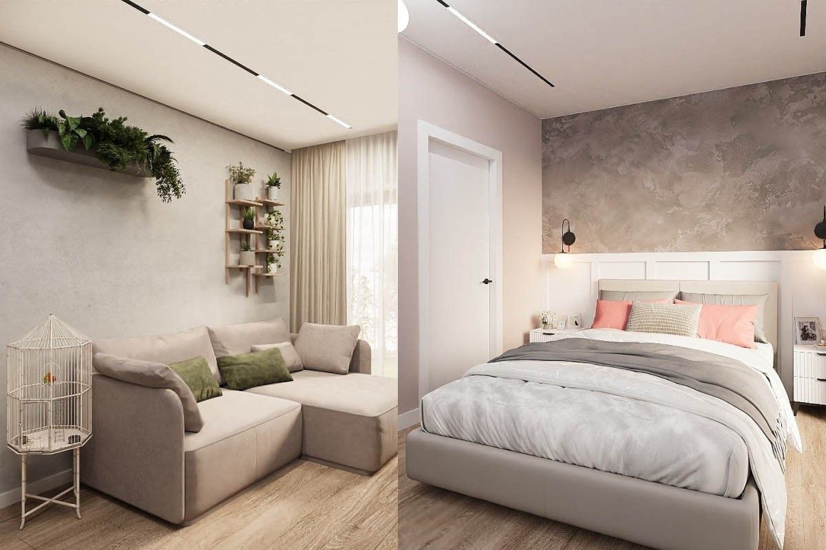 модные обои спальня 2026