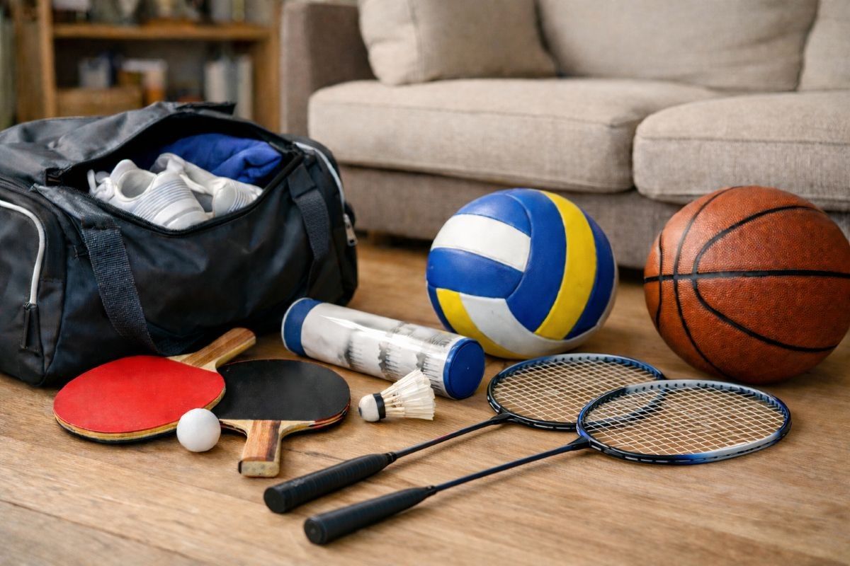 мячи и ракетки