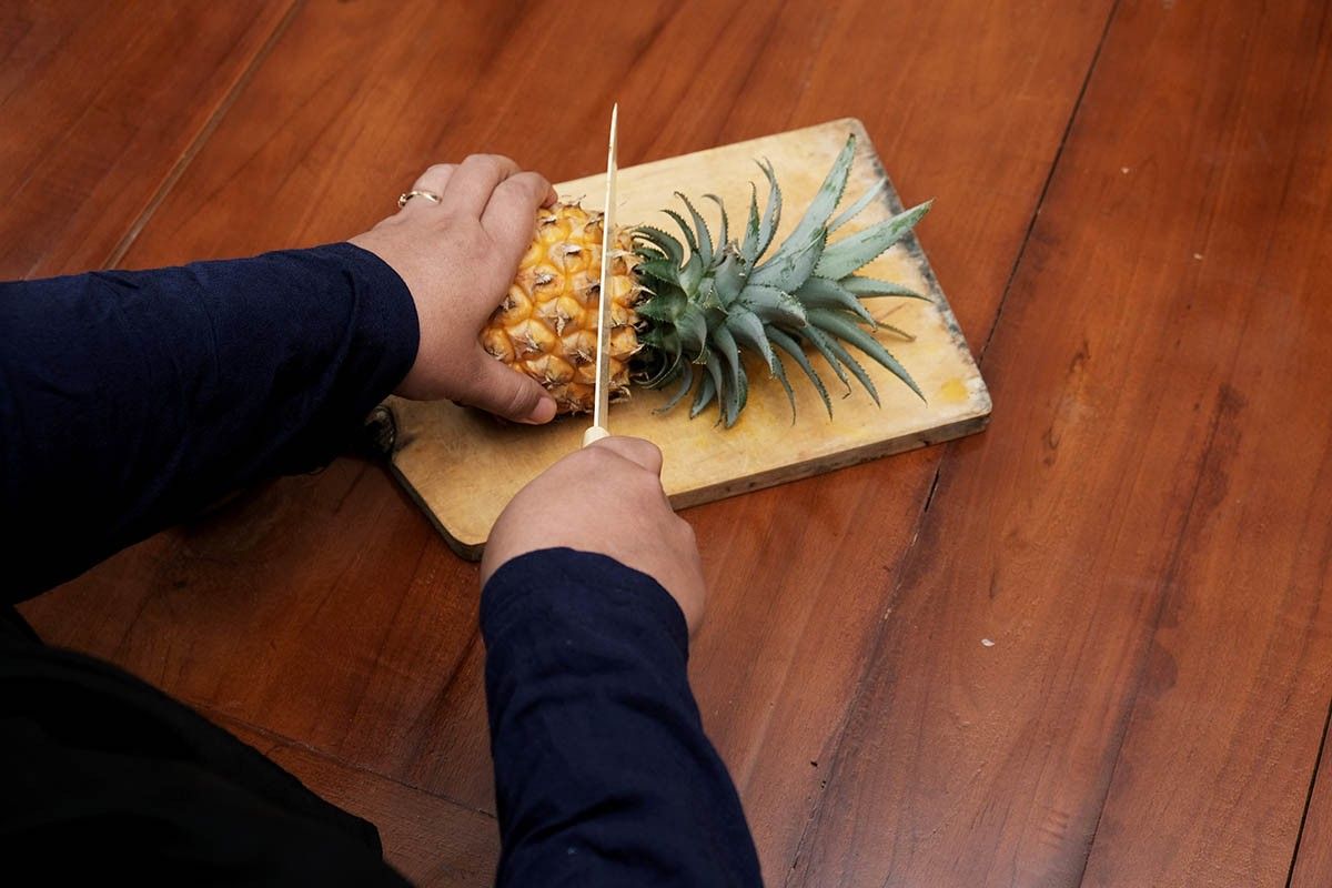 разделка фрукта