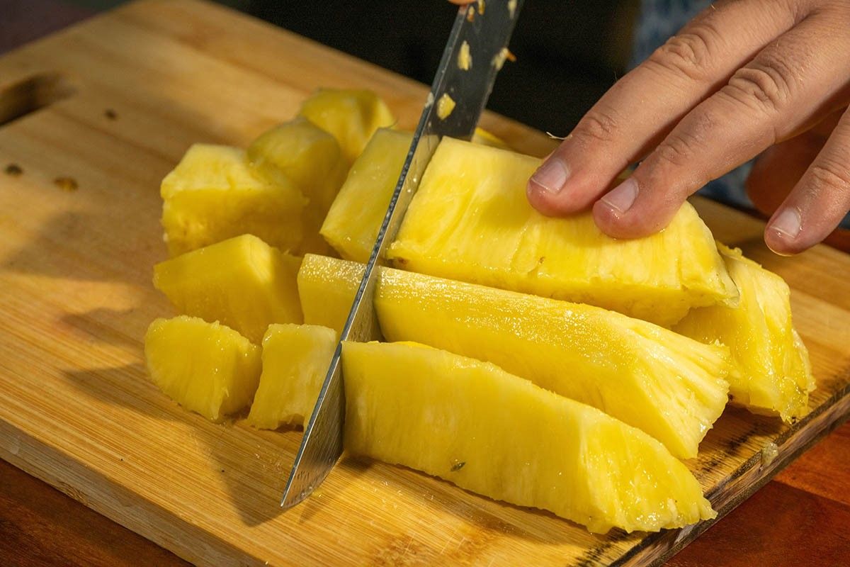 разделка фрукта