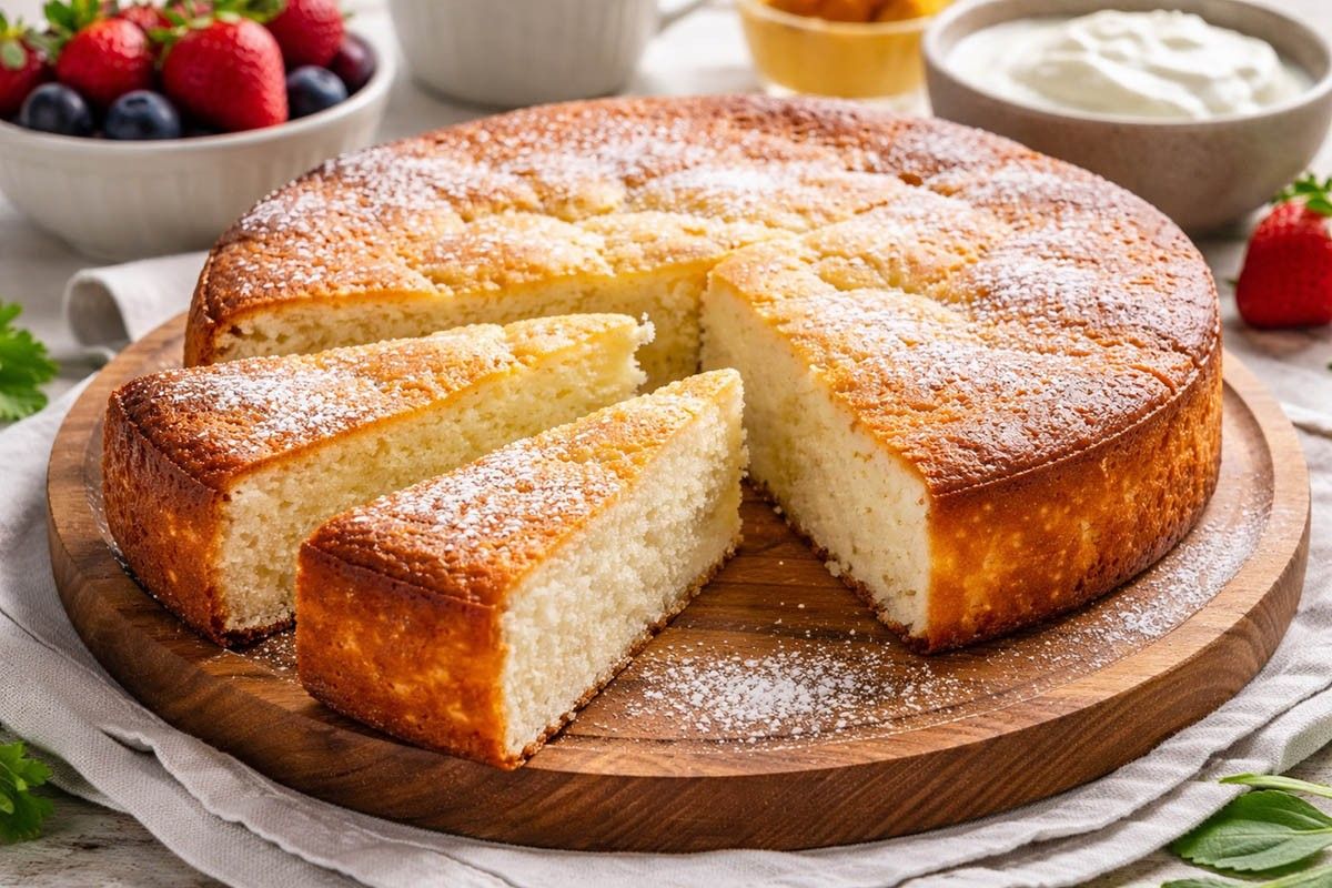 манник на кефире в духовке