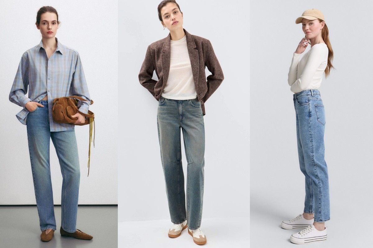 прямые джинсы