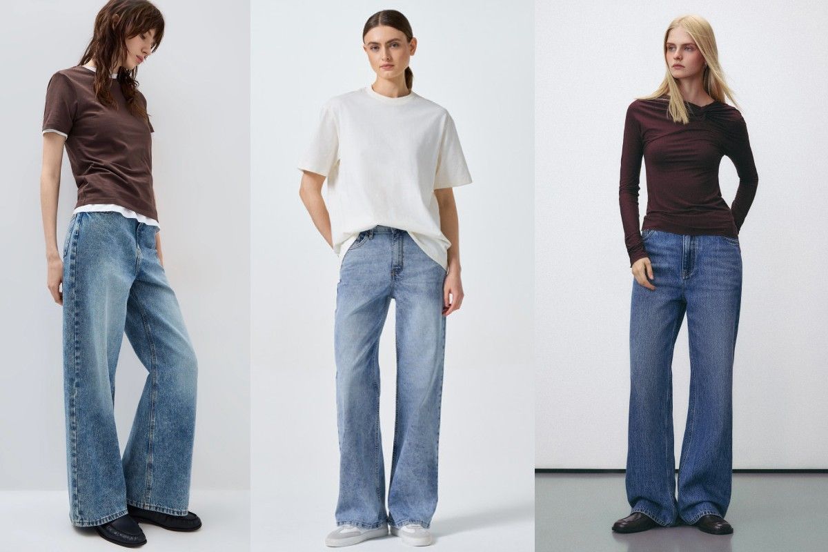 широкие джинсы