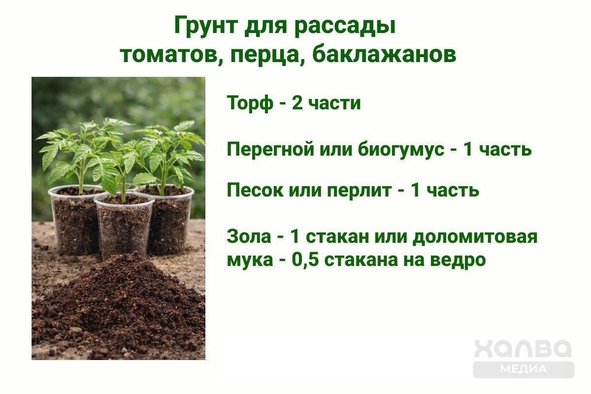 грунт для рассады томатов
