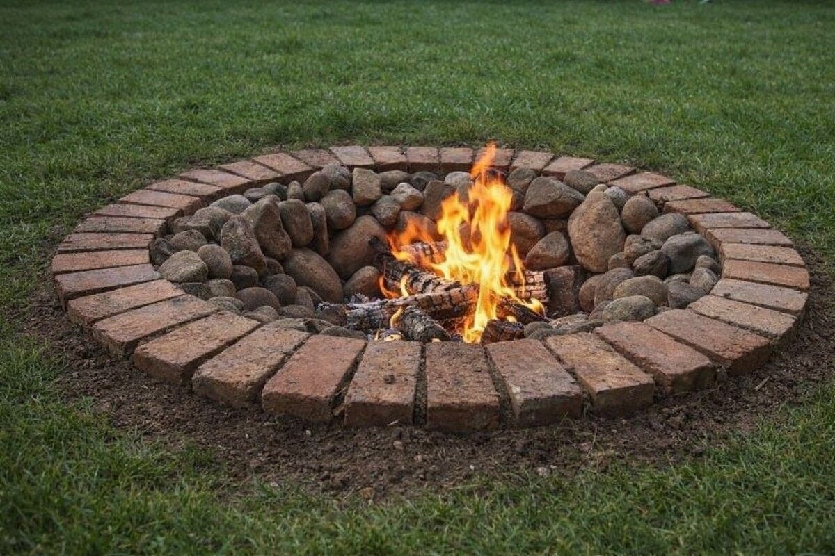 очаг в земле