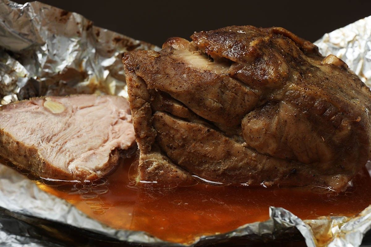 буженина в фольге