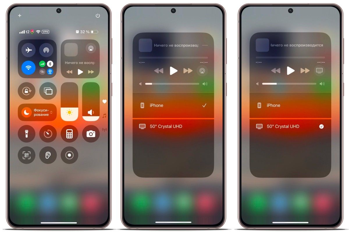 айфон к телевизору