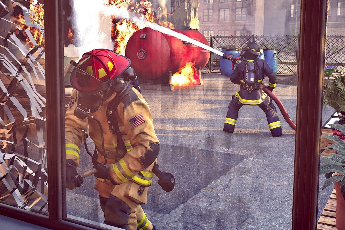 симулятор пожарного спасателя