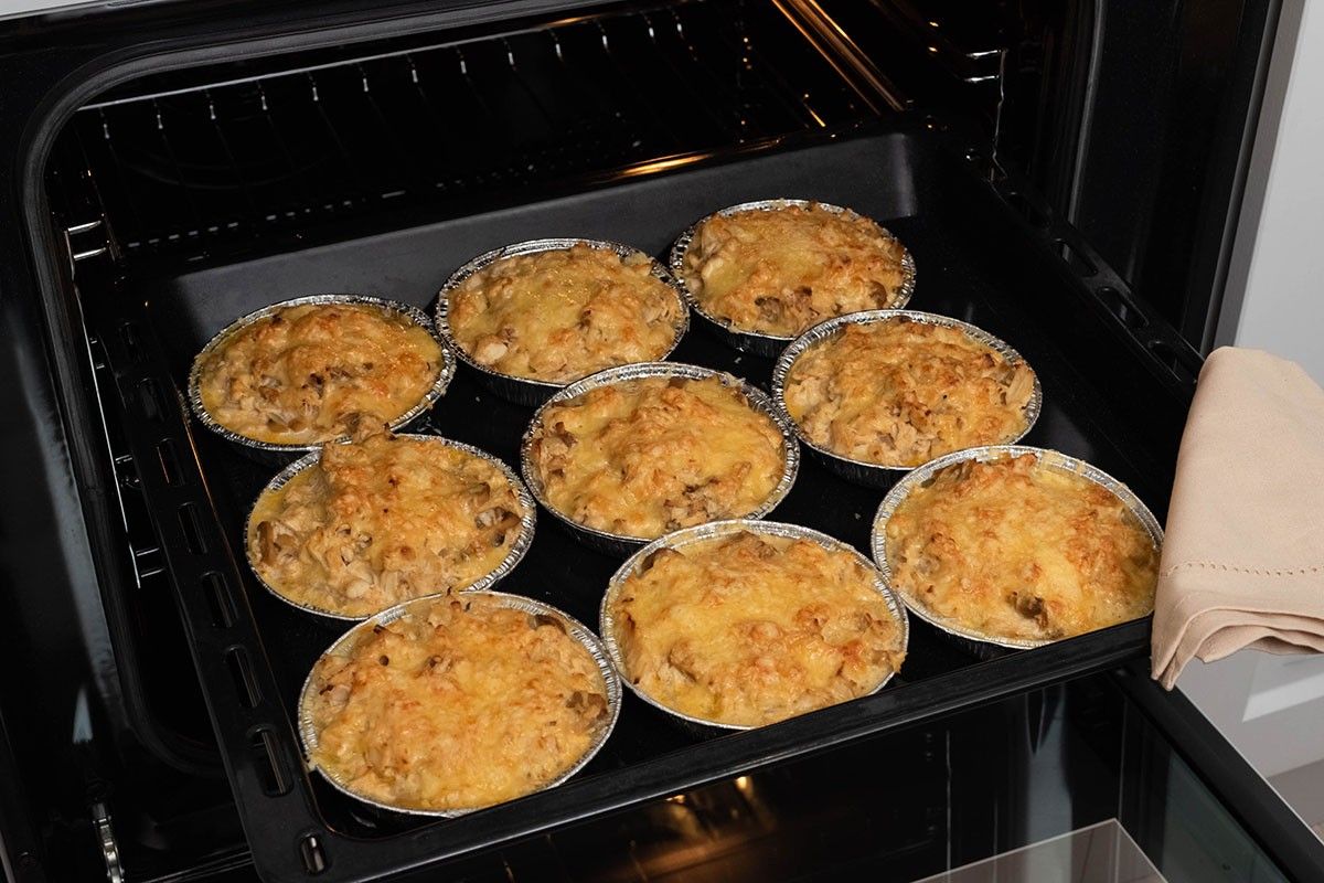 жюльен с курицей и грибами