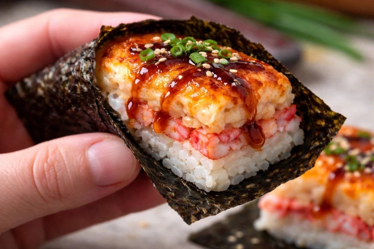 запеченный суши торт