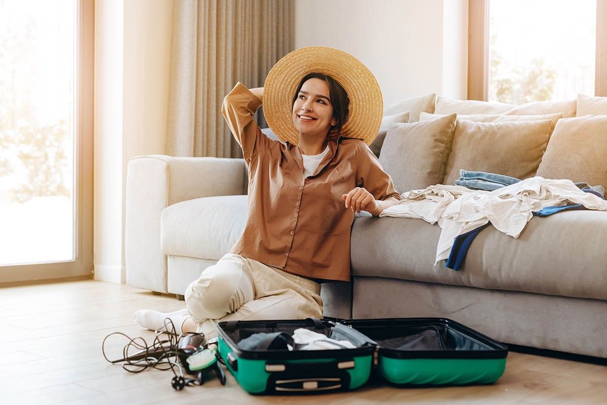 путешествия чемодан минимализм