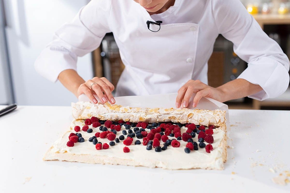 меренговый рулет