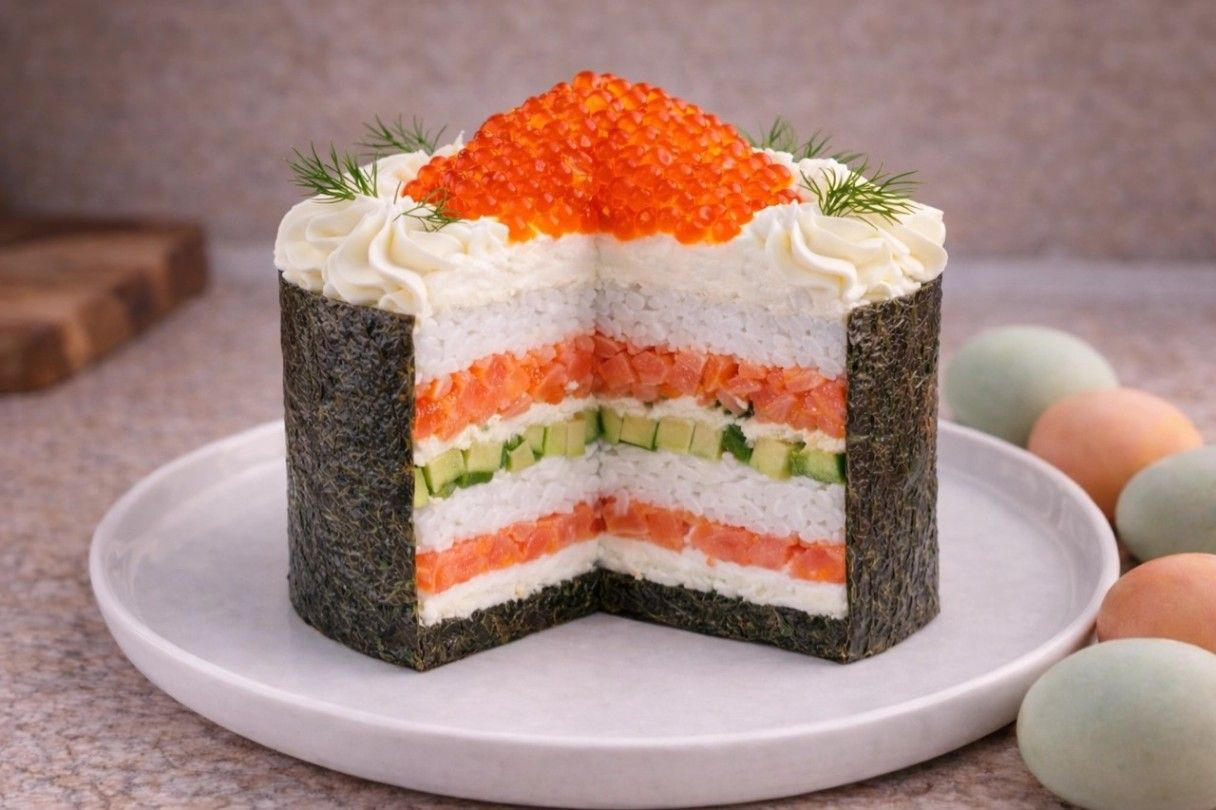 как приготовить суши кулич